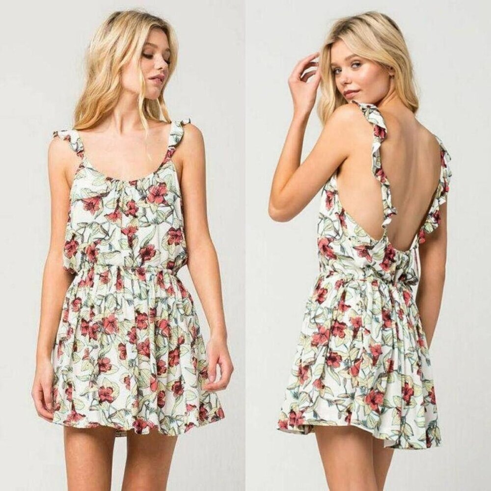 Free People Dear You Floral Mini Dress Size Medium 47880
